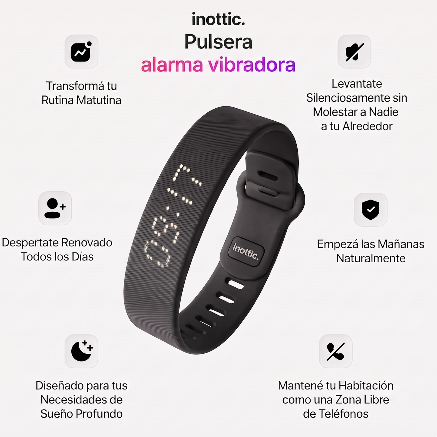 Inottic - Pulsera Alarma Vibradora